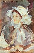 John Singer Sargent Lady in a Bonnet Spain oil painting artist